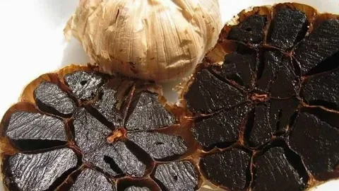 تصویر 3 از سیر سیاه هندی وارداتی با تخمیر طولانی و طعم کاراملی منحصر به فرد